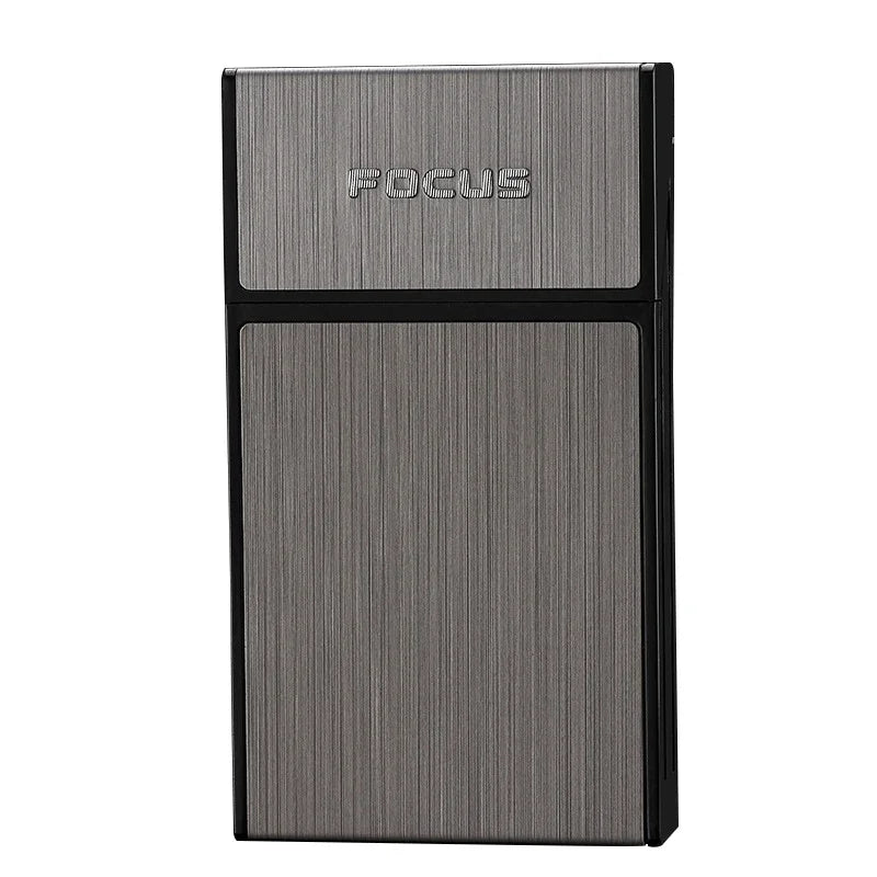 Slim Metal Portable Cigarette Case