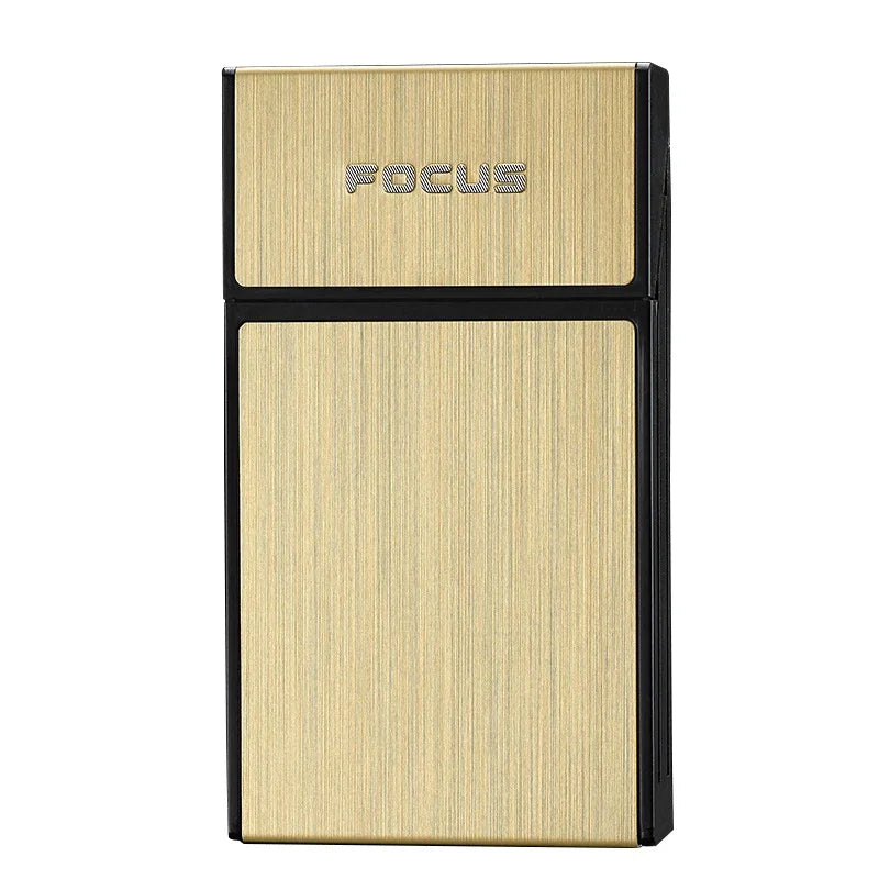 Slim Metal Portable Cigarette Case