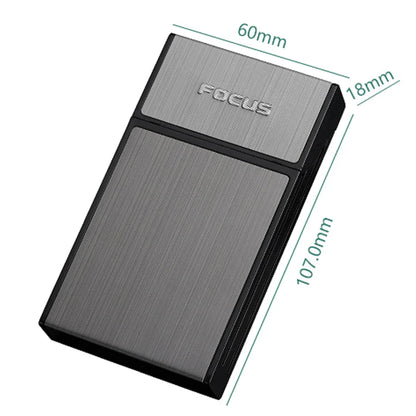 Slim Metal Portable Cigarette Case