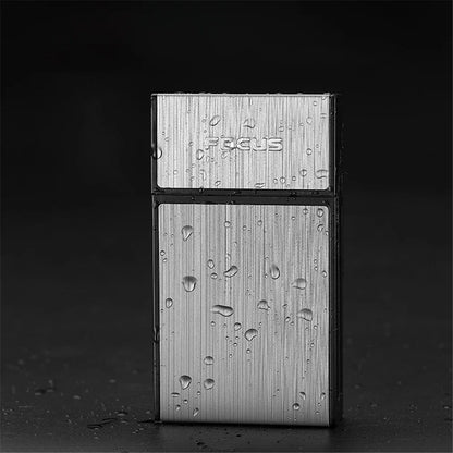 Slim Metal Portable Cigarette Case
